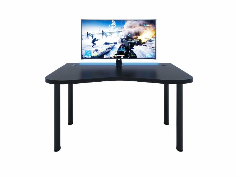 Gaming PC stol Gamer Y (crna) (s RGB LED rasvjetom)