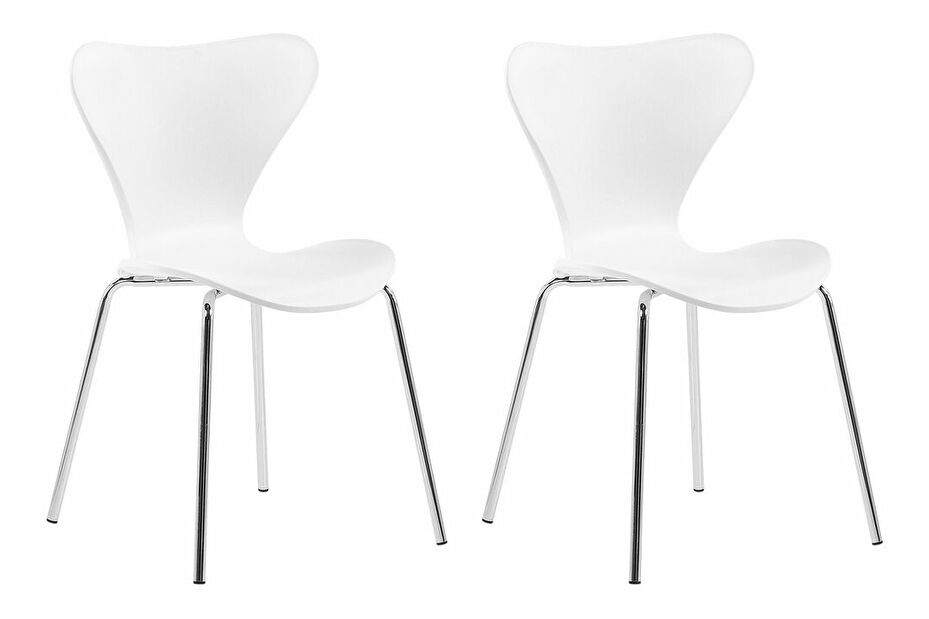 Set blagovaonskih stolica (2 kom.) Baylor (bijela)