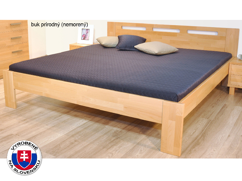 Bračni krevet 210x160 cm Neoma (masiv)