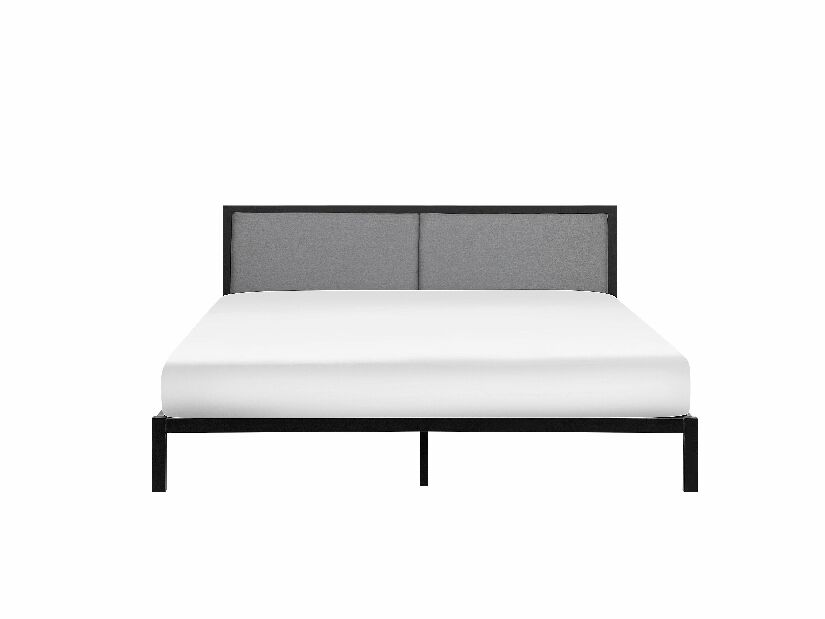 Bračni krevet 180 cm CAMAR (s podnicom) (crna)