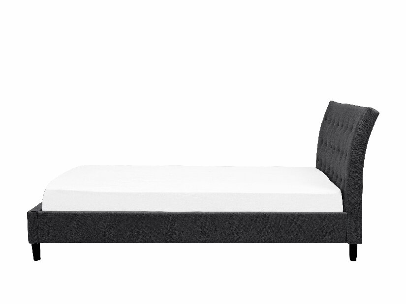 Bračni krevet 140 cm SANTORI (s podnicom) (tamno siva)