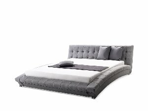 Bračni krevet 160 cm LILLY (s podnicom) (siva)