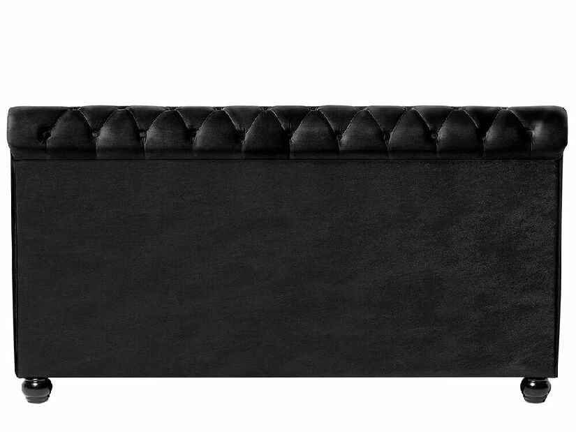 Bračni krevet 180 cm ARCHON (s podnicom) (crna)
