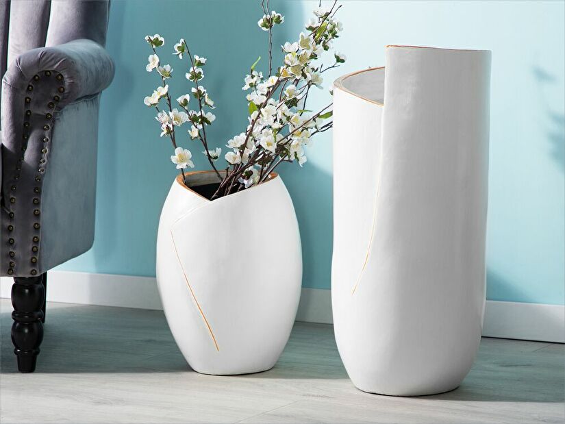Vaza MAREEBA 37 cm (keramika) (bijela)
