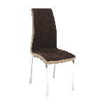 Blagovaonska stolica Gernada new (smeđa + bež + krom)  