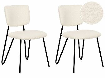 Set blagovaonskih stolica (2 kom.) Nelza (bijela)