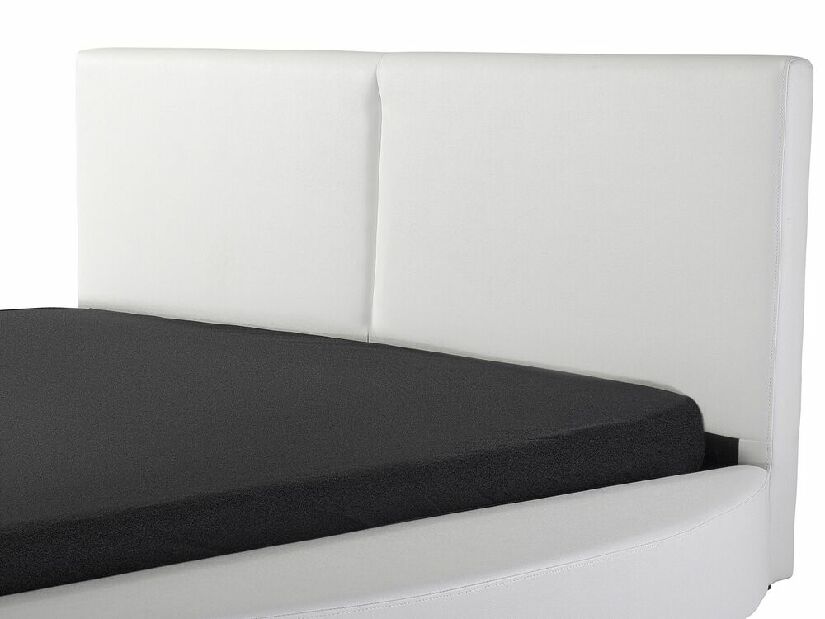 Bračni krevet 180 cm LOMA (s podnicom) (bijela)