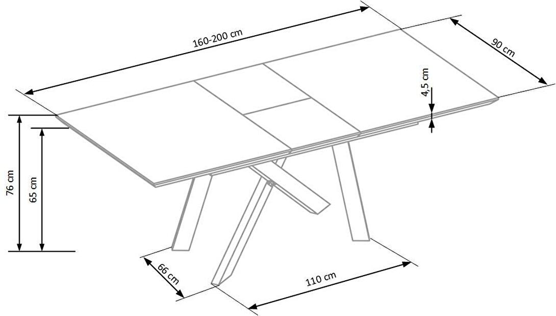 Blagovaonski stol Elfie (za 6 do 8 osoba) 