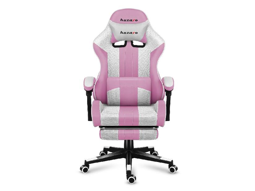 Gaming stolica Fusion 4.7 (bijela + ružičasta)