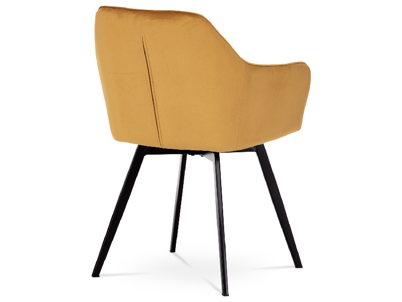 Blagovaonska stolica Danarra-425-YEL4 (žuta + crna)