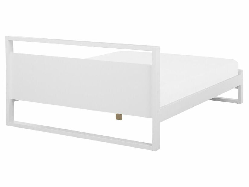 Bračni krevet 160 cm GIACOMO (s podnicom) (bijela)