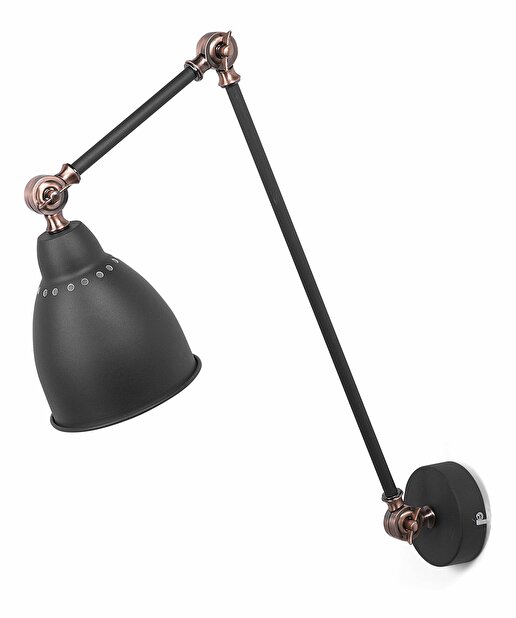 Stropna/zidna svjetiljka Missouri L (crna)
