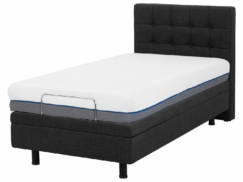 Jednostruki krevet 90 cm DUCHE (siva)