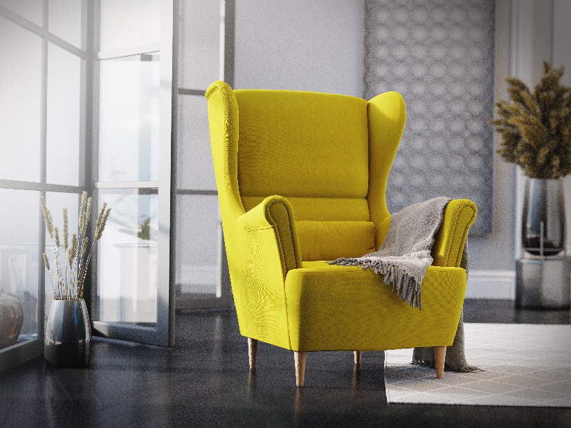 Fotelja Ushabi (žuta) *outlet moguća oštećenja