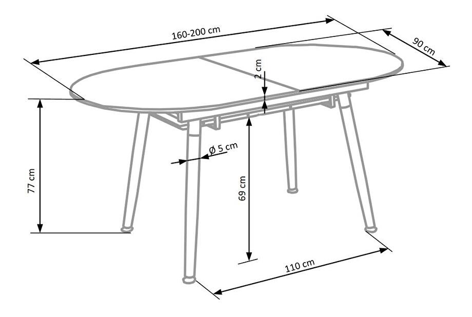 Blagovaonski stol Avery (za 6 do 8 osoba) 
