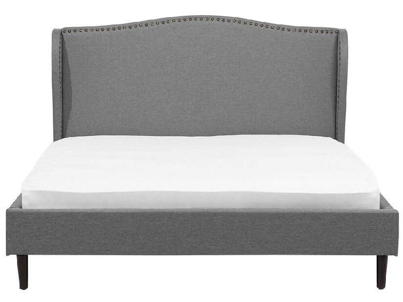 Bračni krevet 180 cm COLLETTE (s podnicom) (siva)