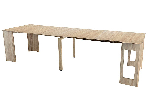 Blagovaonski stol na razvlačenje 60-300 cm Raye (hrast + hrast) (za 8 i više osoba)