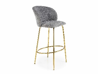 Blagovaonska stolica Harriet (siva + zlatna)