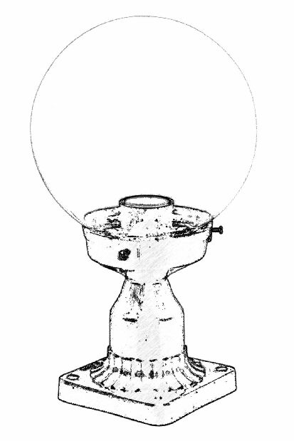 Vanjska zidna svjetiljka Bazinga (crna)