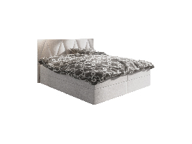 Bračni krevet  Boxspring 140 cm Fade 3 (bež) (s madracem i prostorom za odlaganje)
