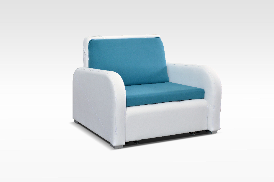 Fotelja na razvlačenje Narya (plava + bijela)