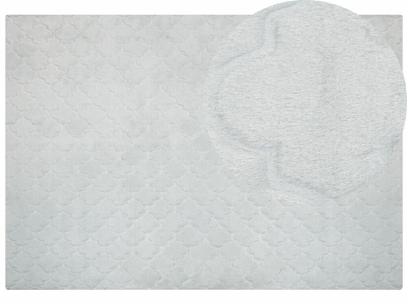 Tepih od umjetnog krzna 160 x 230 cm Gharry (svijetlosiva)