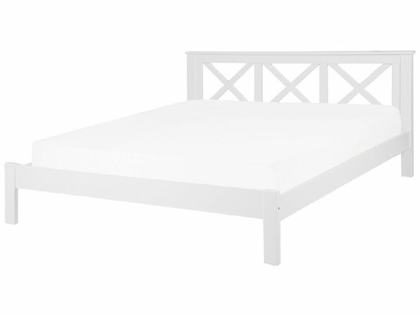 Bračni krevet 180 cm Taylor (bijela) (s podnicom)