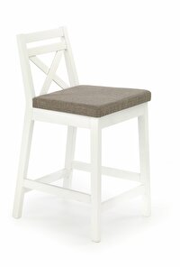 Blagovaonska stolica Borys Low (bijela + smeđa)