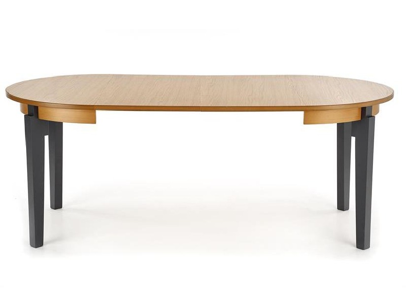 Blagovaonski stol na razvlačenje 100-200 cm Saras (hrast zlatni + grafit) (za 6 do 8 osoba) *rasprodaja