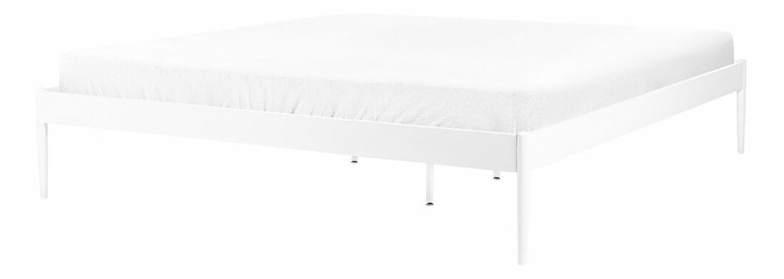 Bračni krevet 180 cm Victoire (bijela) (s podnicom)