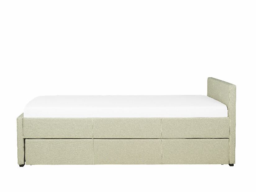 Krevet na razvlačenje 90 cm MERMAID (s podnicom) (bež)