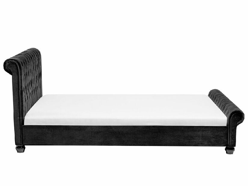 Bračni krevet 180 cm ARCHON (s podnicom) (crna)