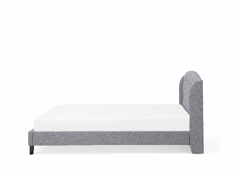 Bračni krevet 140 cm BORD (s podnicom) (siva)