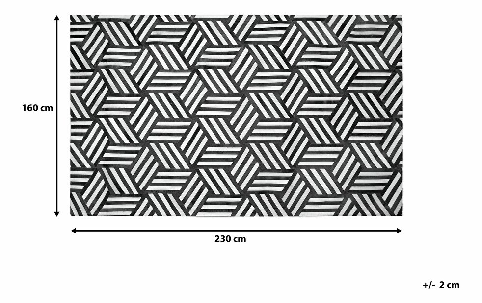 Tepih 230 cm Kleve (crna)