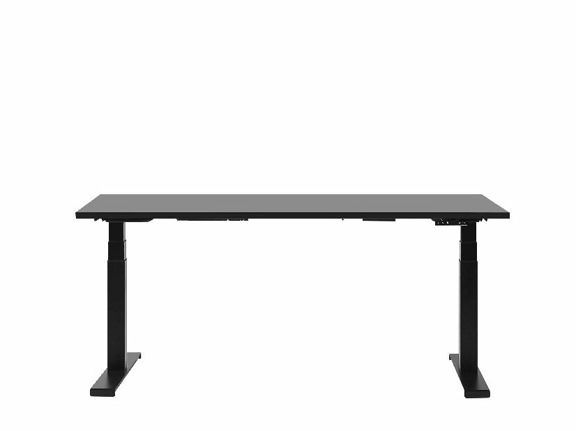 Pisaći stol- DESIRA II (180x80 cm) (crna) (el. podesiv)