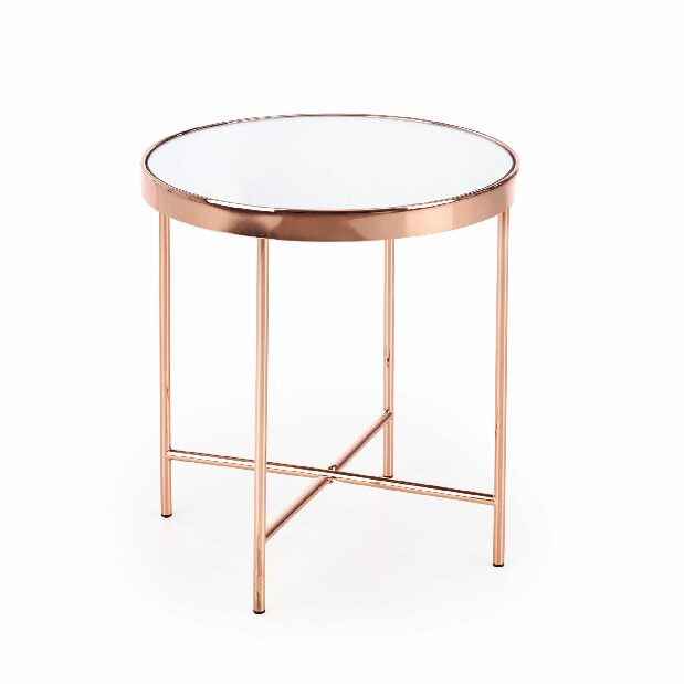 Stolić za kavu Fluir (ružičasto zlatna)