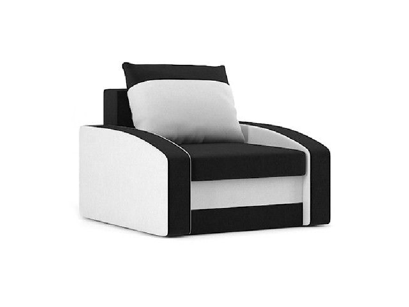 Fotelja Hazar (crna + bijela)