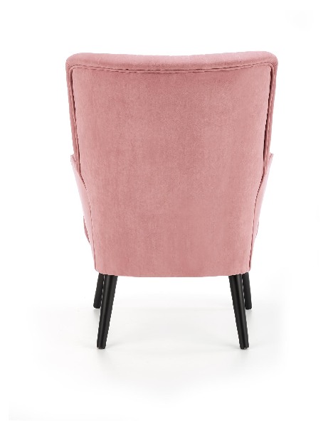 Fotelja Dagol (ružičasta+ wenge)