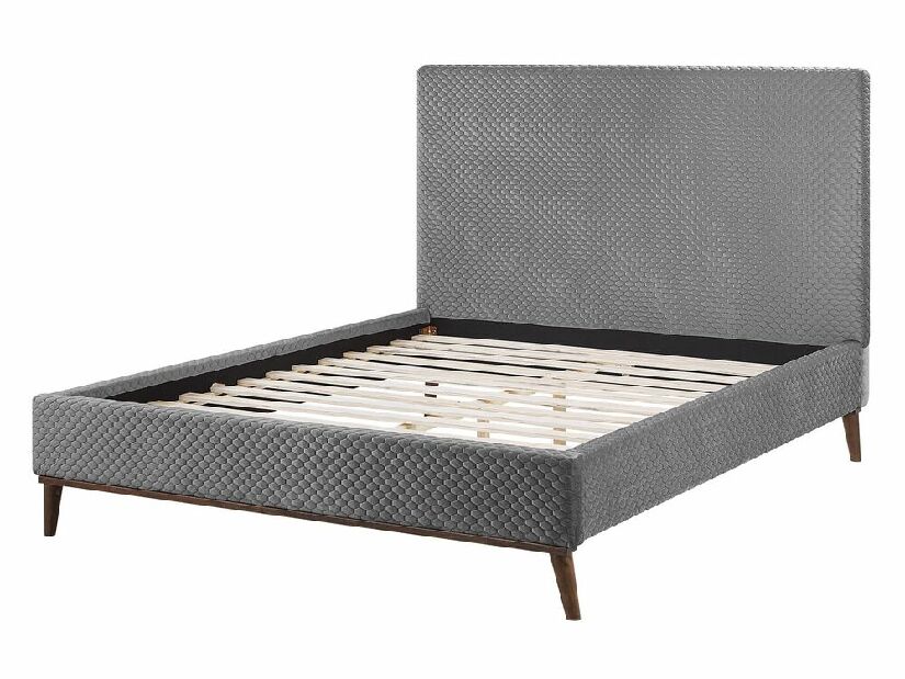 Bračni krevet 140 cm BARON (s podnicom) (svijetlo siva)