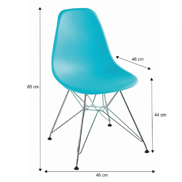 Blagovaonska stolica Azalee New (boja mentola)