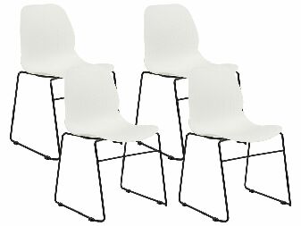Set blagovaonskih stolica (4 kom.) Panza (bijela)