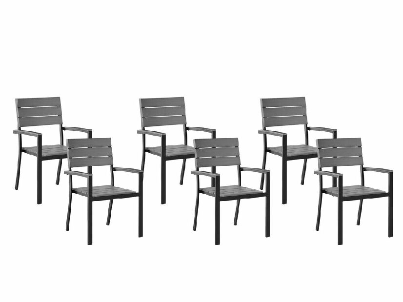 Set stolica 6 kom. Costa (siva)
