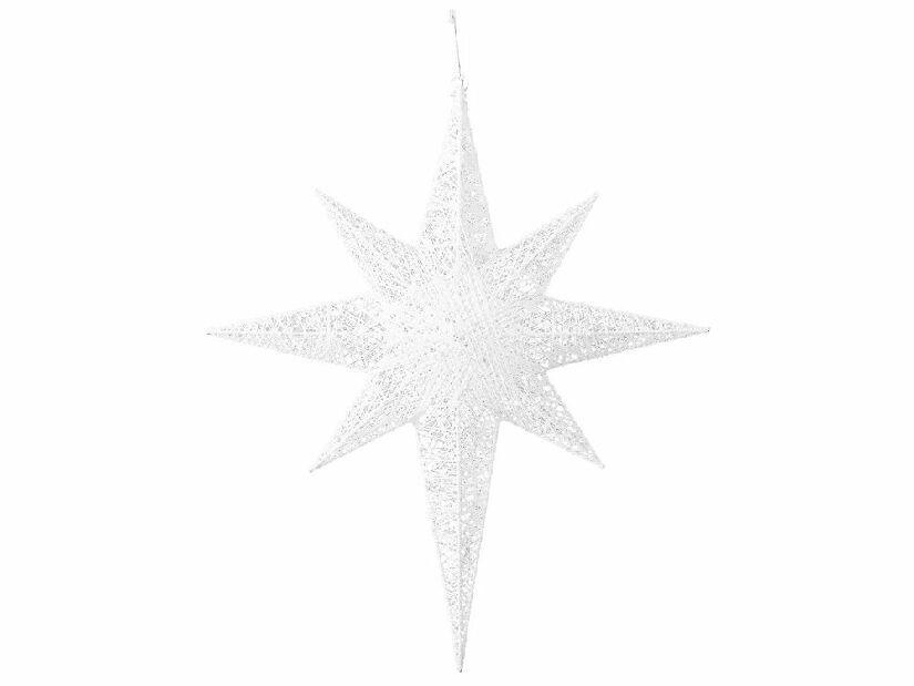 Vanjska dekoracija zvijezda Osmza (bijela)
