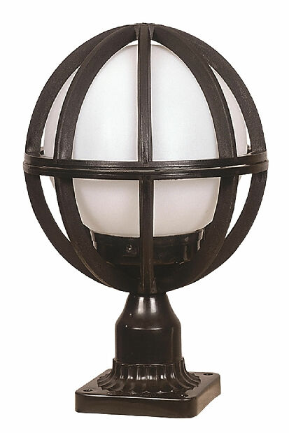 Vanjska zidna svjetiljka Dorian (crna + bijela)