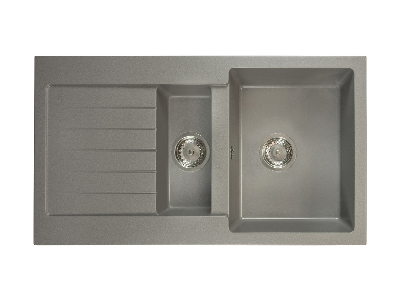 Kuhinjski sudoper Altava (siva) (sa 2 otvora za bateriju) (L)