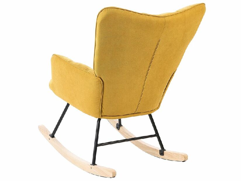 Fotelja za ljuljanje Oulia (žuta)