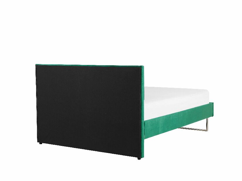Bračni krevet 160 cm BELAE (s podnicom) (zelena)