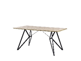 Blagovaonski stol- BURGOS (za 6 osoba) (svijetlo drvo)