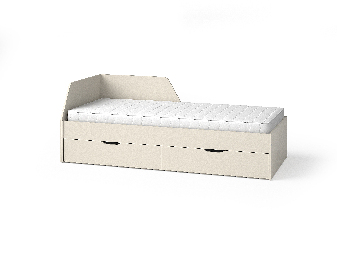 Jednostruki krevet Medoro ME9 (kašmir) (bez madraca)