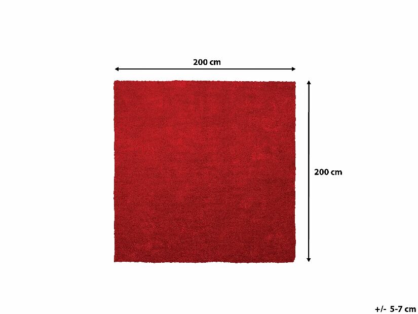 Tepih 200x200 cm Damte (crvena)